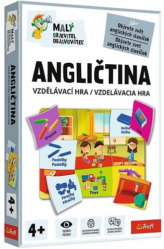 TREFL Malý objevitel Angličtina vzdělávací společenská hra v krabici 19x29x4cm