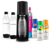 SET Vrobnk sody SodaStream Terra Black + Nhradn lhev SodaStream FUSE 2x1l, ern + Sirup Sodastream Pepsi 440 ml + 7UP 440 ml + Mirinda 440 ml