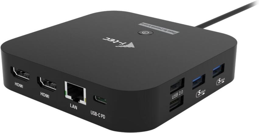 i-tec dokovací stanice USB-C Dual HDMI Docking Station, Power Delivery 100W (C31DUALHDMIDOCKPD)