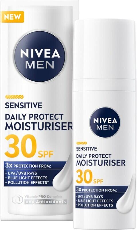 Nivea Men Sensitive ochranný pleťový krém SPF30 50ml