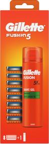 Gillette Fusion NH 8ks+Fusion gel 200ml