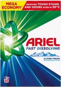 Ariel prášek 80PD Alpine Fresh BOX