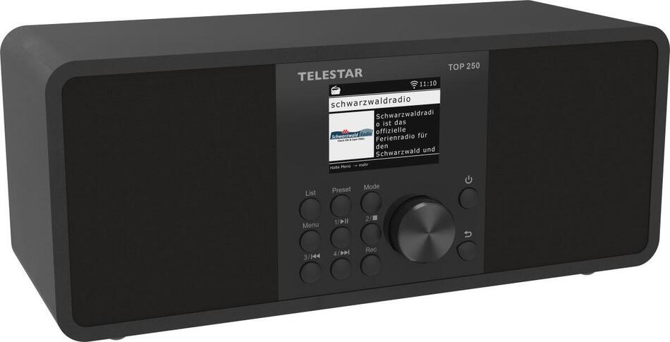 Radiopřijímač Telestar TOP250 (5700250), černý