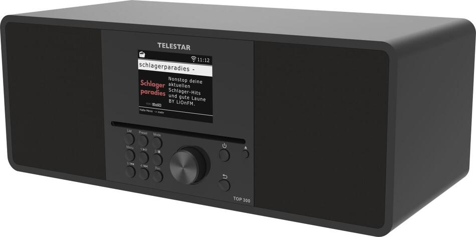Telestar Top 200 radio met DAB , FM, Bluetooth, USB en Internet, zwart | Telestar | De