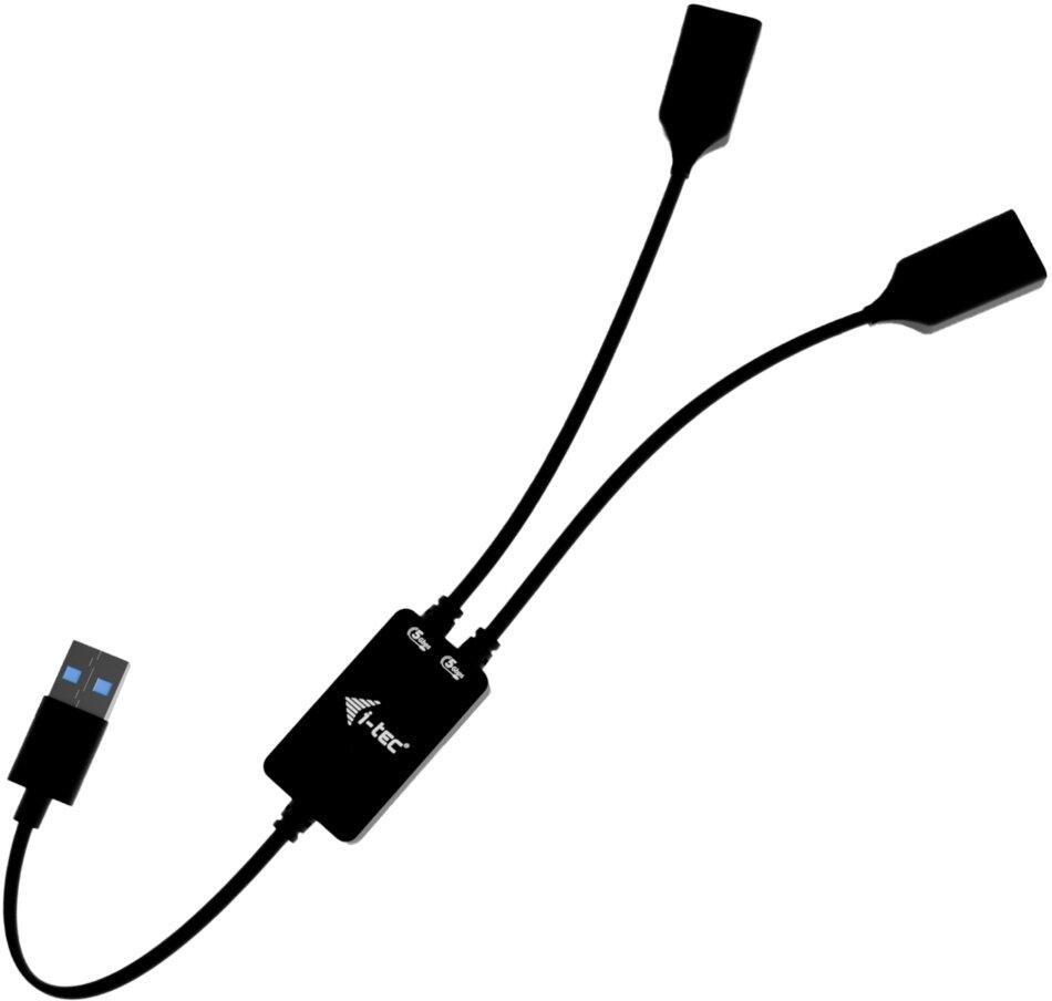i-tec USB-A kabel HUB 2 port (2x USB-A) (U3CBLHUB2A)