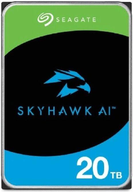 Seagate SkyHawk AI HDD, 20TB, SATAIII, 256MB cache, 7.200RPM (ST20000VE003)