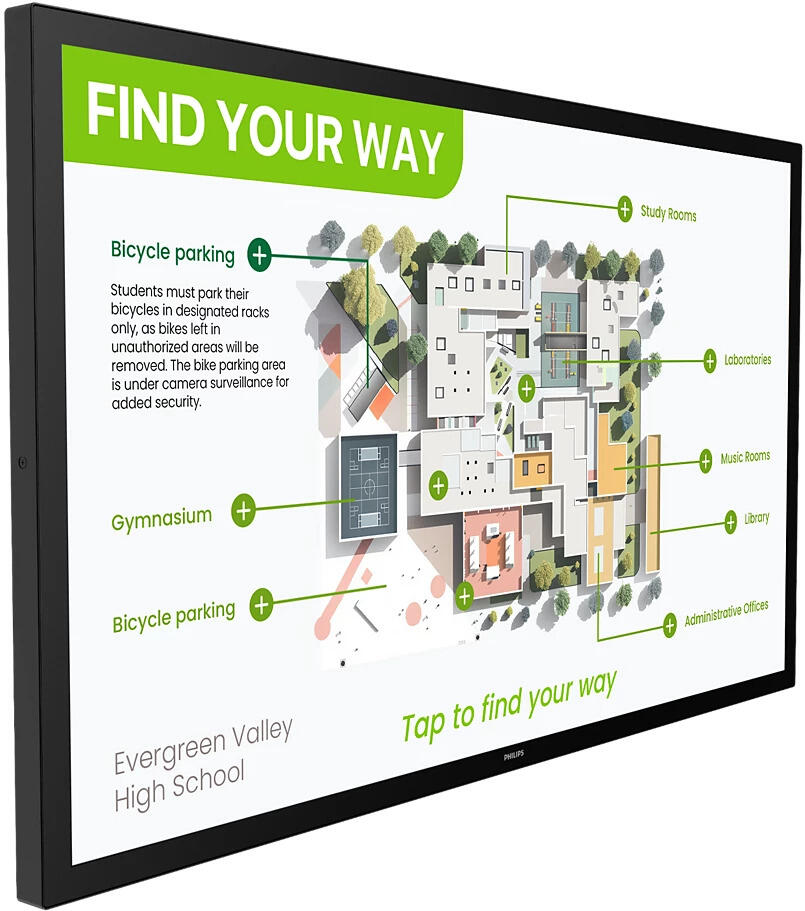 55" D-LED Philips 55BDL3751T-UHD,450c,PCap,24/7 (55BDL3751T/00)