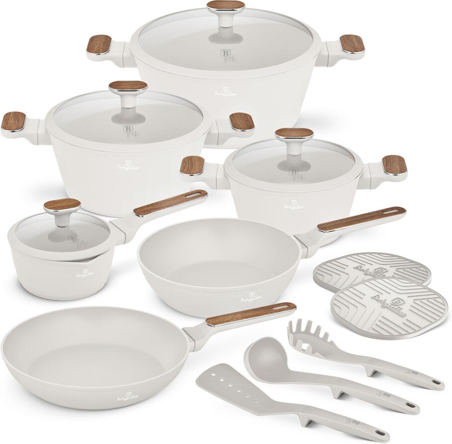 Sada nádobí BerlingerHaus BH-8325 Sahara Nordic Collection,15 ks