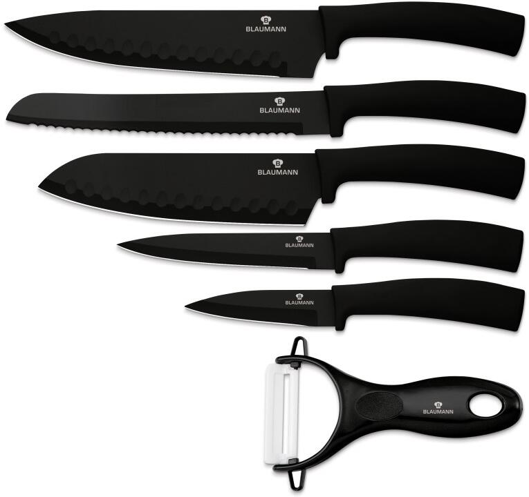 Sada nožů Blaumann Black Silver Collection BL-5136, 6 ks