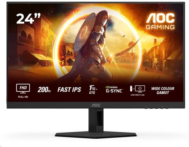 AOC MT 24" 24G4HRE - 1920x1080,IPS,200Hz,2xHDMI,1xDP,Repro