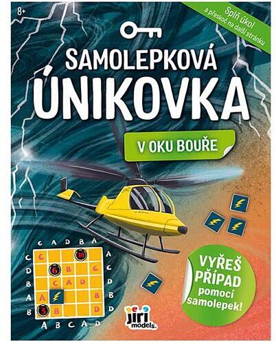Jiri Models Samolepková únikovka V oku bouře 20x26cm CZ verze