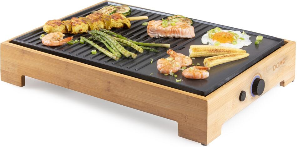 Stolní elektrický gril Plancha - Bamboo Style - DOMO DO9271G