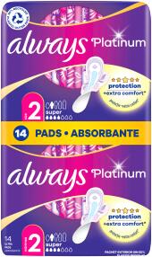 Always vložky (14ks/fol)Platin Ultra Duo