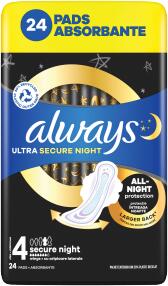 Always vložky (24ks/fol) Secure Night