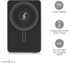 Powerbanka NEDIS PBKWL20W025BK