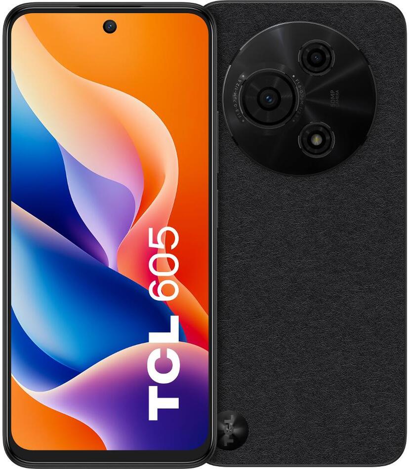Mobilní telefon TCL 605 4/128GB Obsidian Black