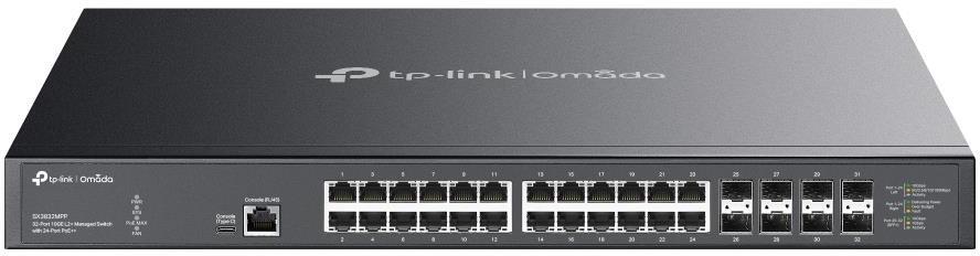 TP-Link OMADA switch SX3832MPP (24x10GbE,8xSFP+,24xPoE++,770W,1xconsole,1xUSB-C)