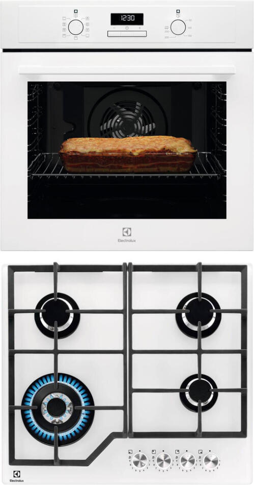 SET Trouba Electrolux 600 FLEX SurroundCook EOF3H70V + Plynová deska Electrolux KGG64362W