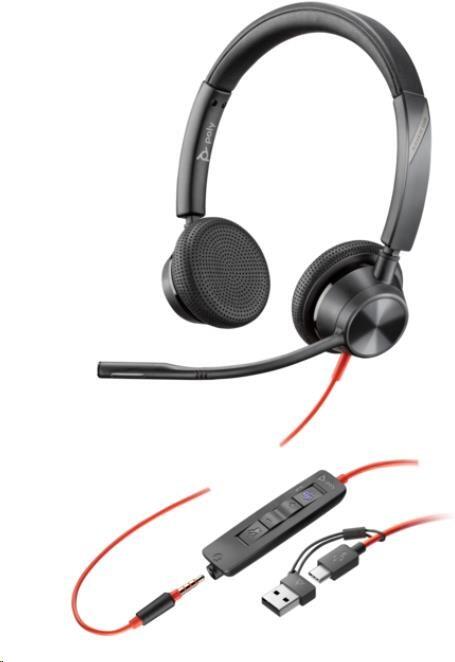HP Poly BW 3325 USB-C HS +3.5mmP +USB-C/A (8X221AA)