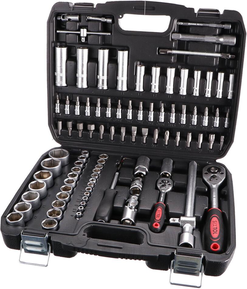 Gola sada TOOL SET 94 - RO - vada výroby kufru - měkký plast. SIXTOL