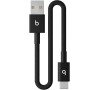 Apple beats USB-A / USB-C Woven Cable (20cm)- Bolt Black (MEQL4EE/A)