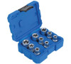Nástrčné klíče, E-Torx, 1/2", E10 - E24, 9 ks - SSE912 Asta