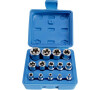 Nástrčné klíče, E-Torx, E4 - E24, 1/4", 3/8'', 1/2'', 14 ks - S-P14ES Asta