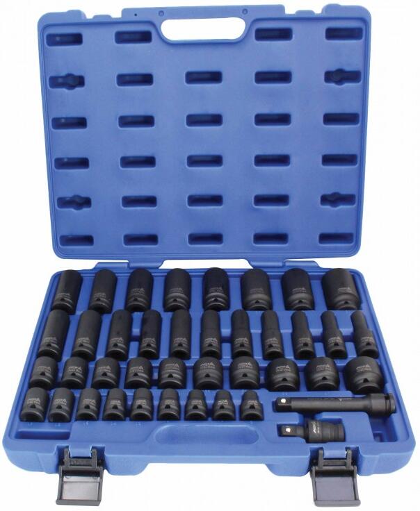 Sada kovaných nástrčných klíčů, 1/2", 9 - 30 mm, 40 ks - AHEX40F Asta