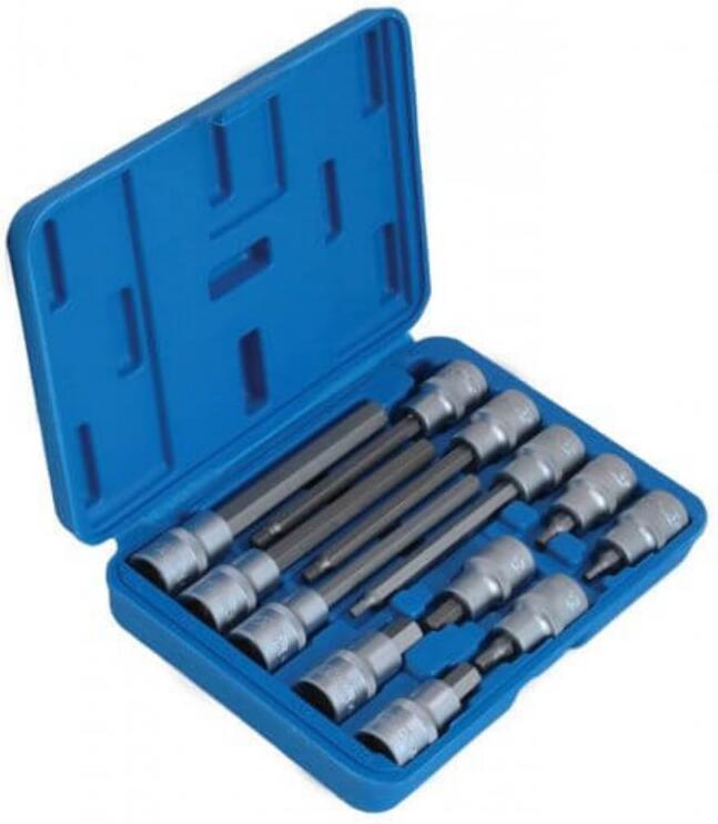 Sada hlavic s bity, imbus, 1/2", 4 - 12 mm, 12 ks - SSH1212L Asta