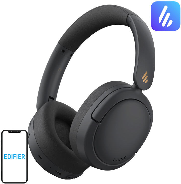 Bezdrátová sluchátka Edifier W800BT Pro, ANC (černá)