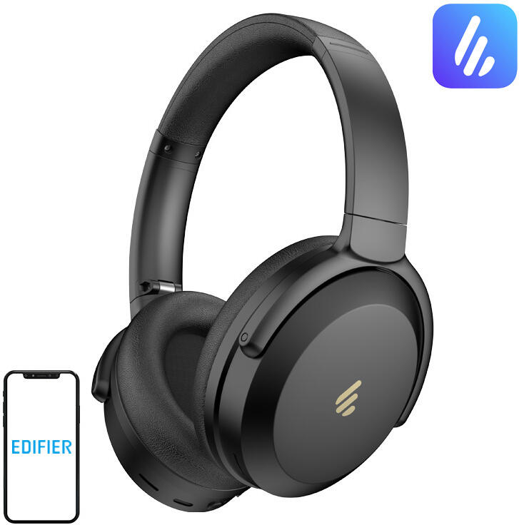 Bezdrátová sluchátka Edifier WH700NB Pro, ANC (černá)