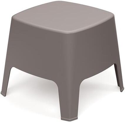 Stolička MILANE 485x485x420mm - zemitě hnědá FERNE