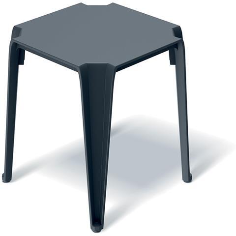 Stůl odkládací LOTTIE 396x396x465mm - uhelná FERNE
