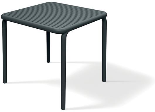 Zahradní stůl FERNE BRENE 795x795x755 mm uhelný