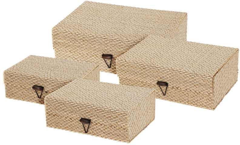 HOMESTYLING Sada košíků 4 ks KO-HZ1241230