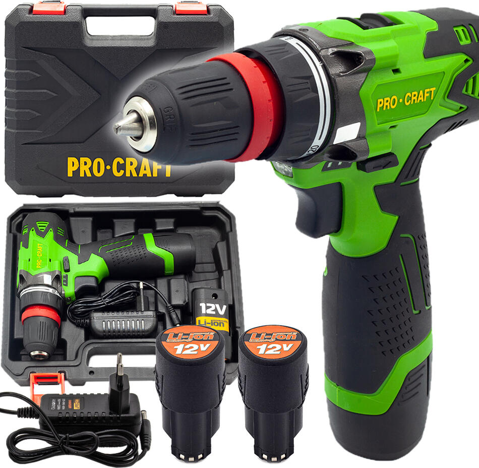 Aku vrtací šroubovák Procraft PA12DFR / PA12DFR