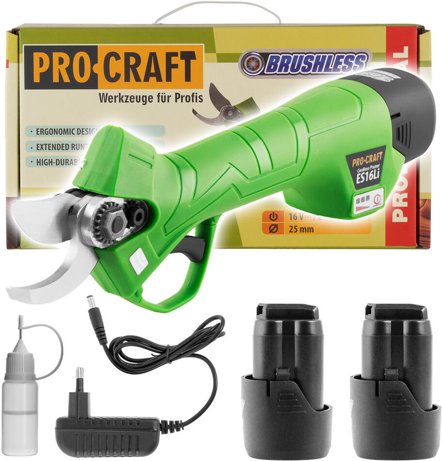 Aku nůžky na větve Procraft ES16Li / ES16Li