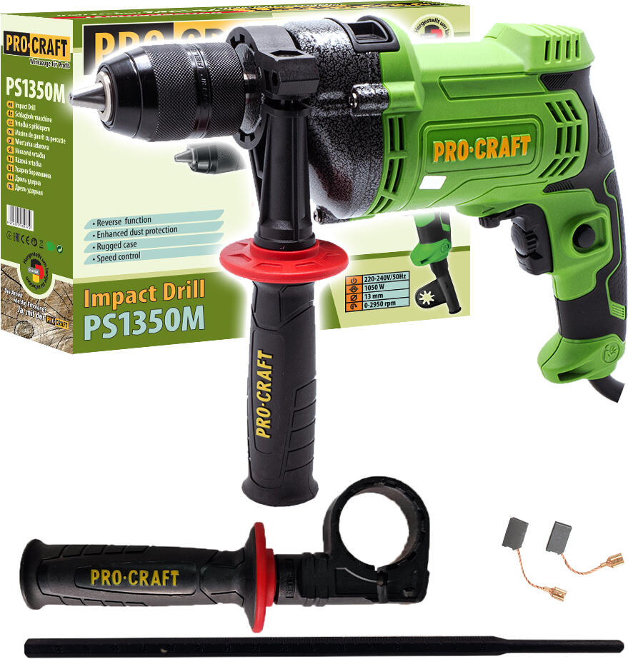 Příklepová vrtačka Procraft PS1350M / PS1350M
