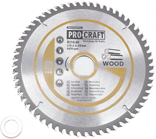 Kotouč pilový SK Procraft B210.60 / B210.60