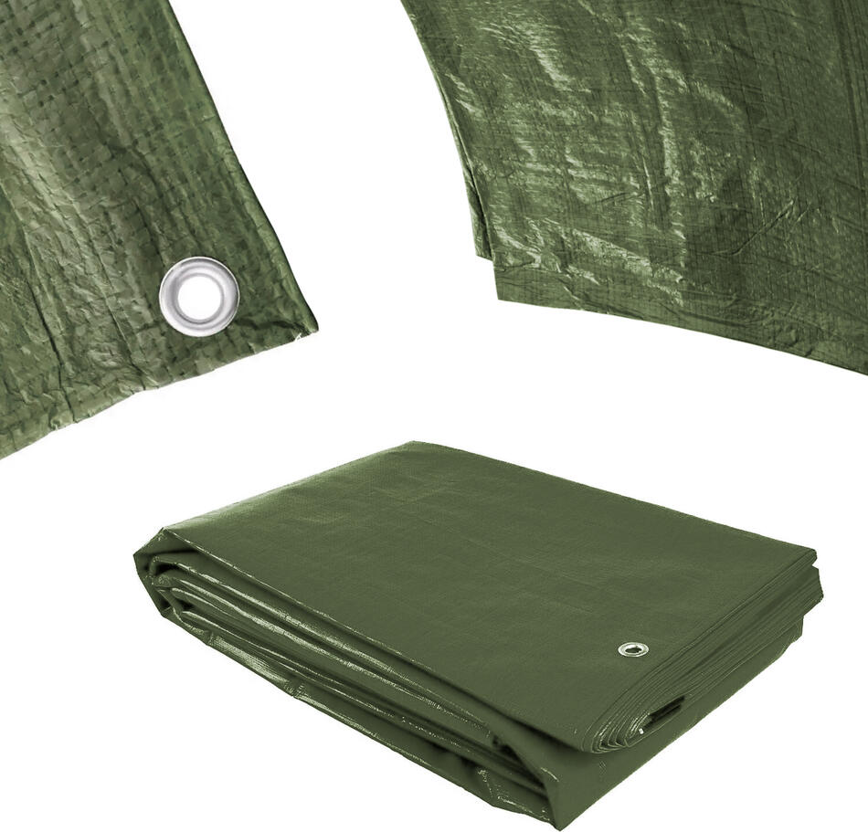 Plachta Procraft GT2x2 120g/m2 nepromokavá s oky 2x2 m zelená / GT2x2
