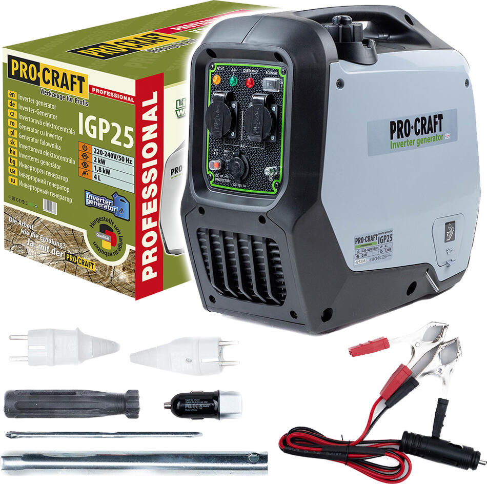 Invertorová elektrocentrála Procraft IGP25 / IGP25