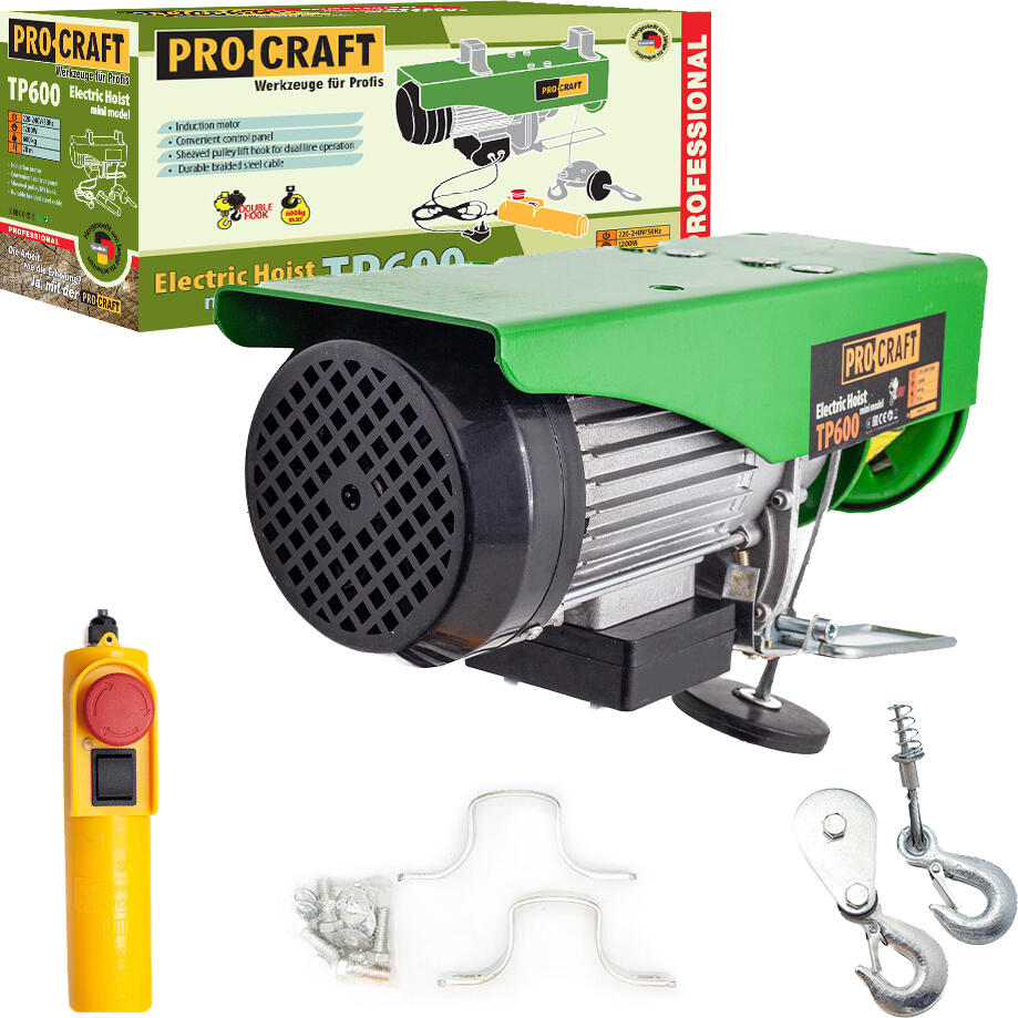 Naviják lanový elektrický Procraft TP600 / TP600