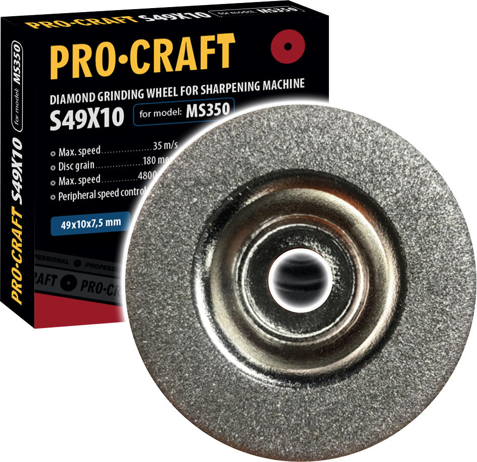 Brusný kotouč pro brousku na nože Procraft S49X10 /MS350 / S49X10