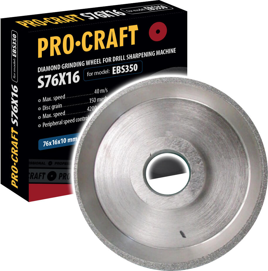 Brusný kotouč pro víceúčelovou ostřičku Procraft S76X16 /EBS350 / S76X16