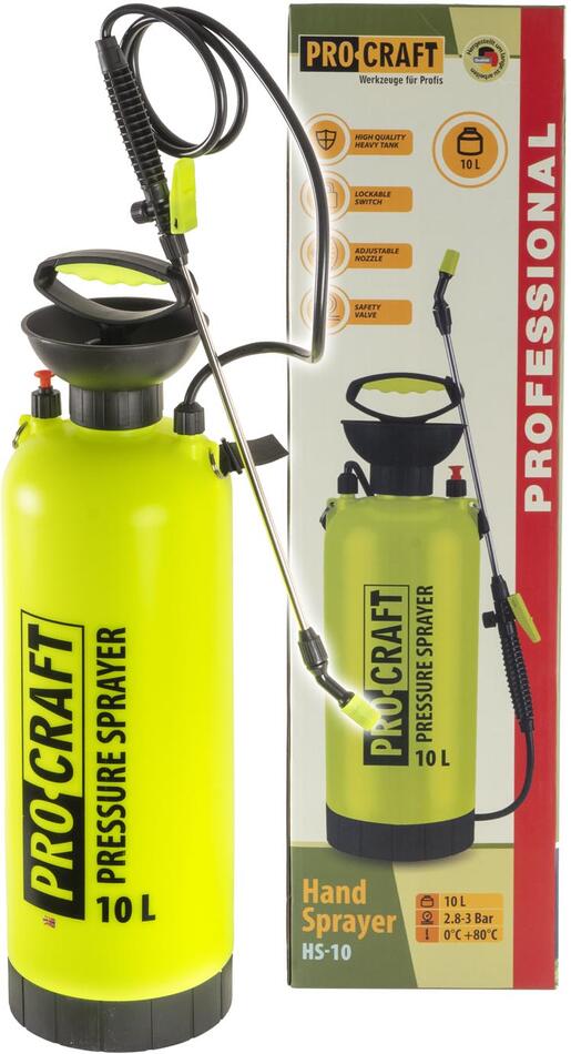 Ruční tlakový postřikovač Procraft HS-10 / HS-10