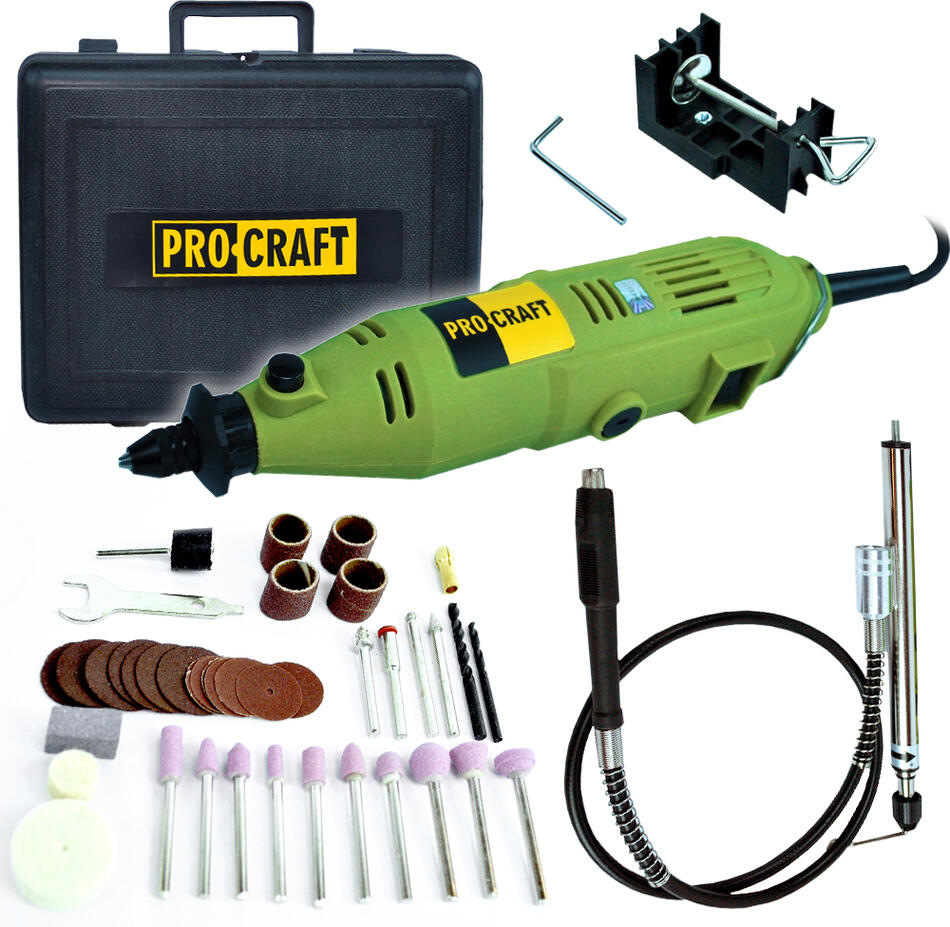 Procraft bruska přímá s ohebným nástavcem PG400 (PG130) / PG400