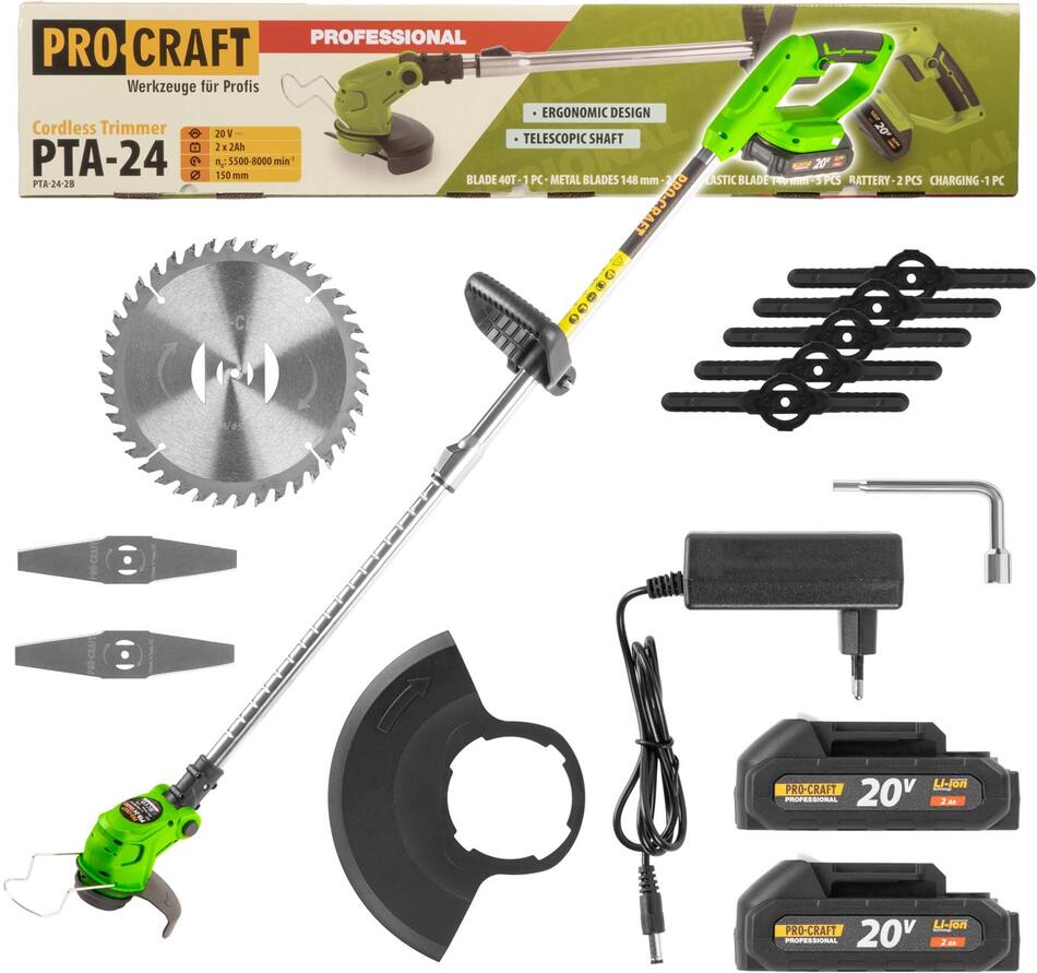 Aku vyžínač Procraft PTA24 / PTA-24