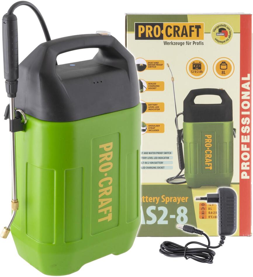 Aku postřikovač Procraft AS2-8 / AS2-8