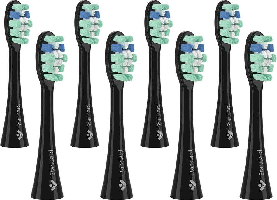 TrueLife SonicBrush Clean-series heads Standard black 8 pack