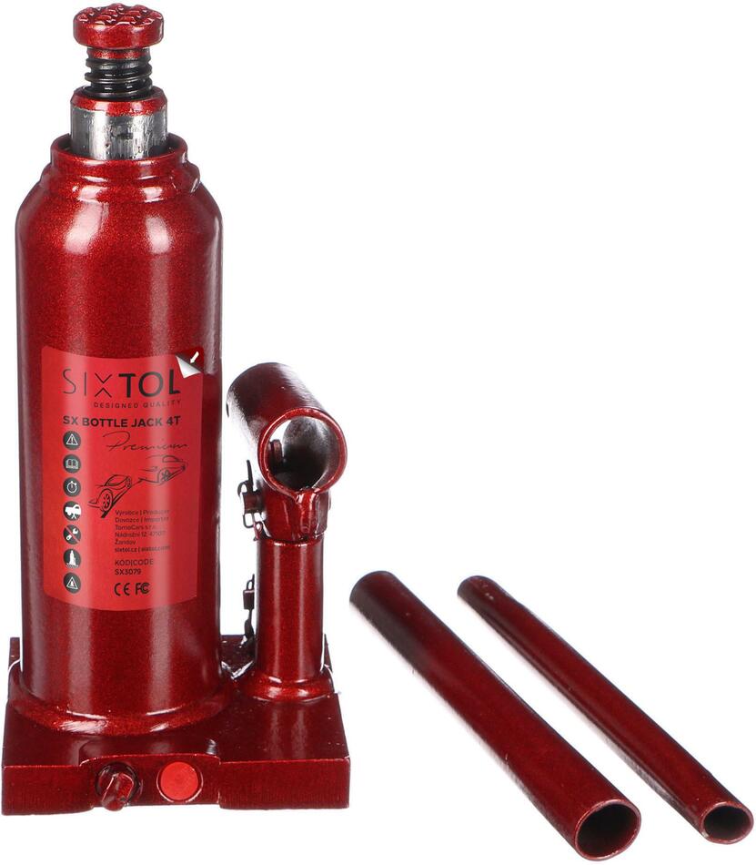 Hydraulický zvedák panenka SX BOTTLE JACK PREMIUM 4T - BEZ KRABICE SIXTOL